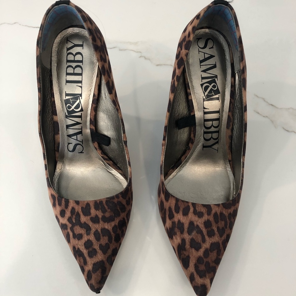 Sam & Libby Leopard Heels